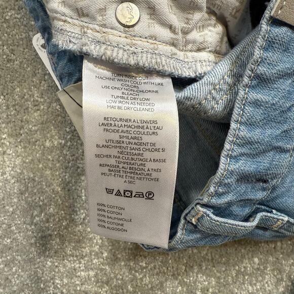 We the Free People NWT Avalon Drapey Flare Jeans Sz 28 Short Oversized Baggy - Picture 8 of 15